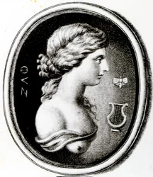Portret van Sappho